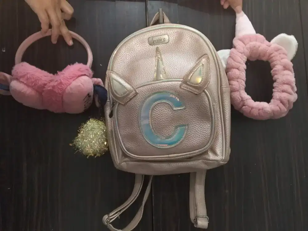 Jual tas anak justice dapet semua