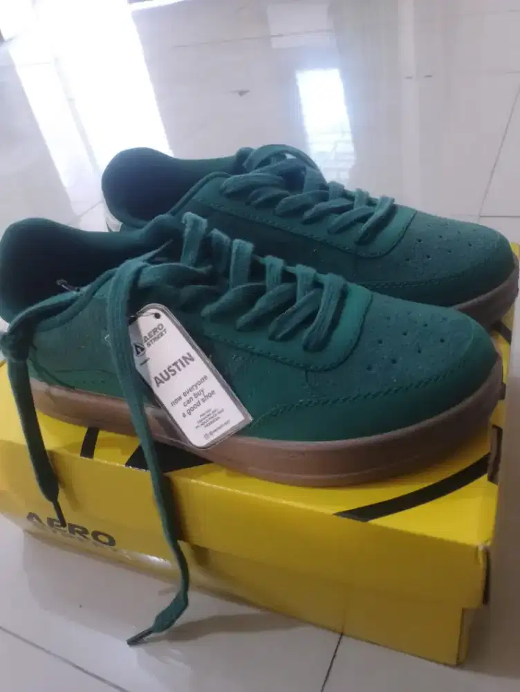 Aero Street Suede hijau UK 41