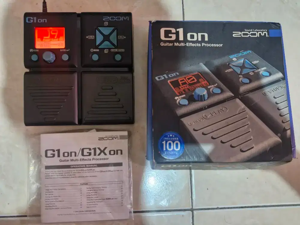 Efek Gitar Zoom G1on