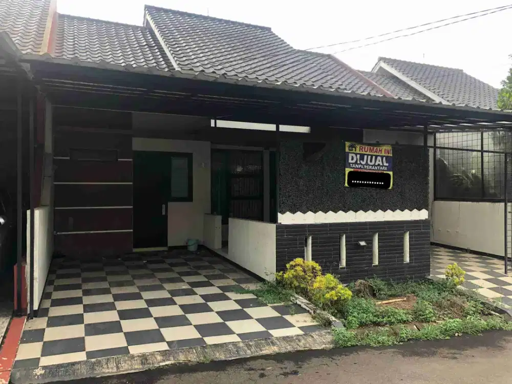 rumah siap huni di perumahan the nature mutiara sentul cibinong bogor jawa barat