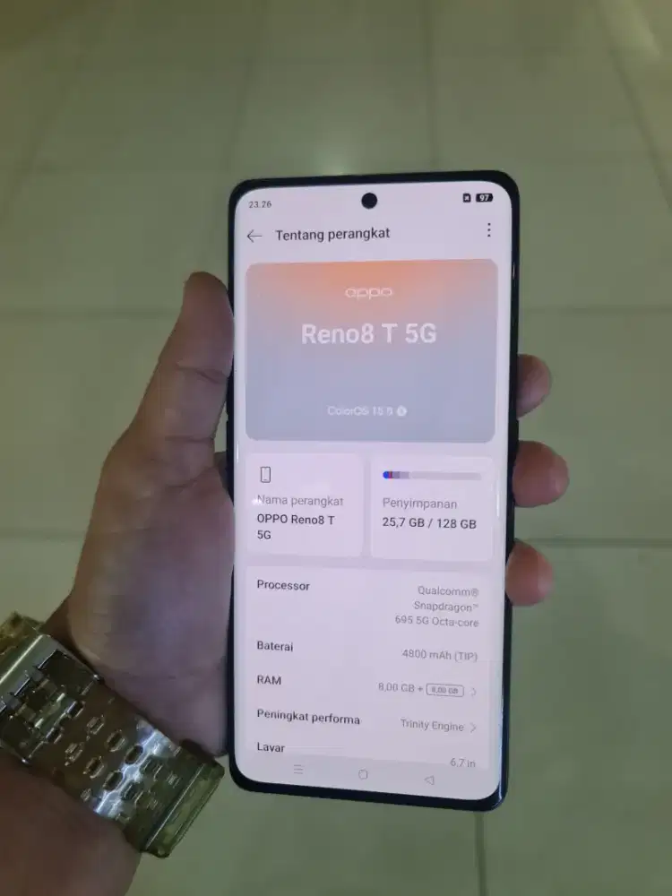 Oppo  reno 8T 5G 8+8 mulus
