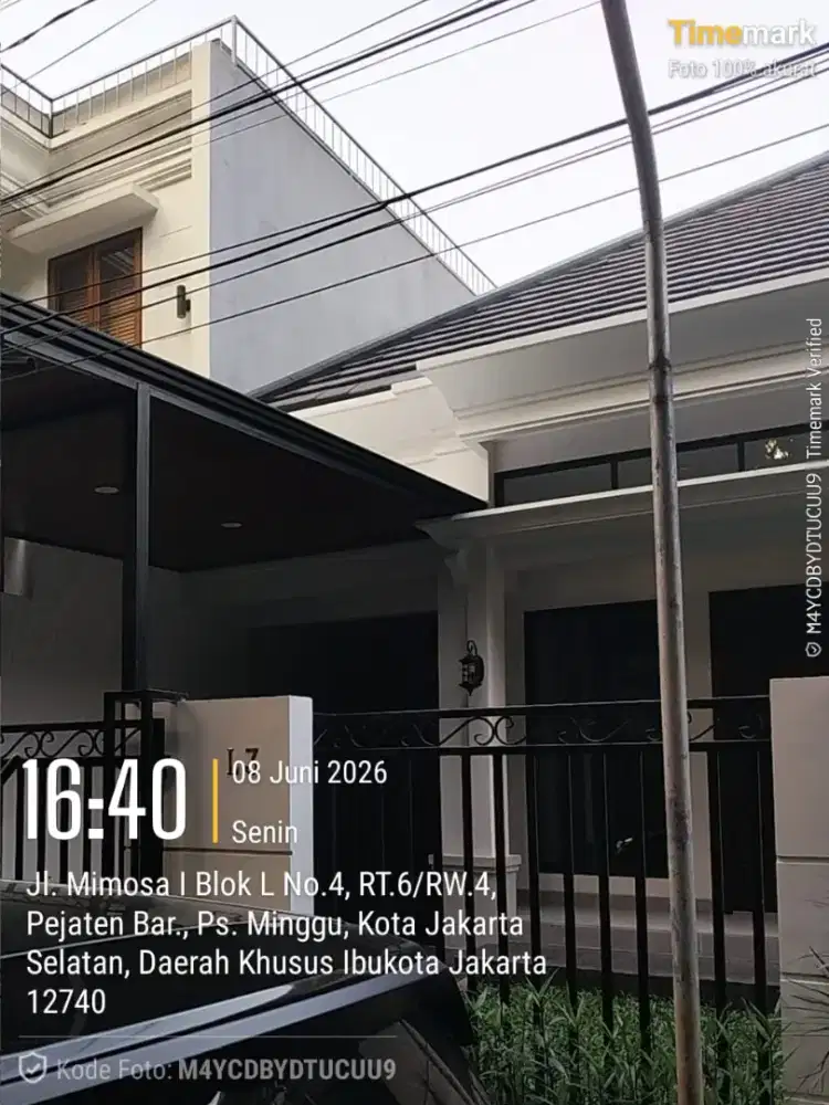 Rumah Pejaten Barat Pasar Minggu