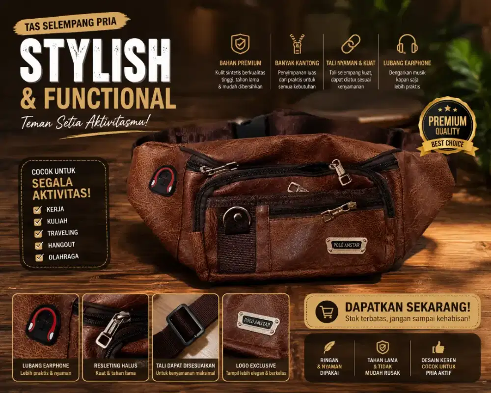 Tas selempang pria
