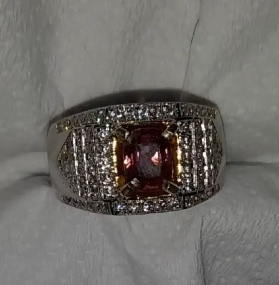Natural Spinel Ring Perak