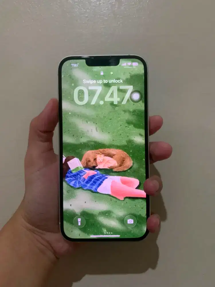 iPhone 13 128 GB White second pemakaian pribadi
