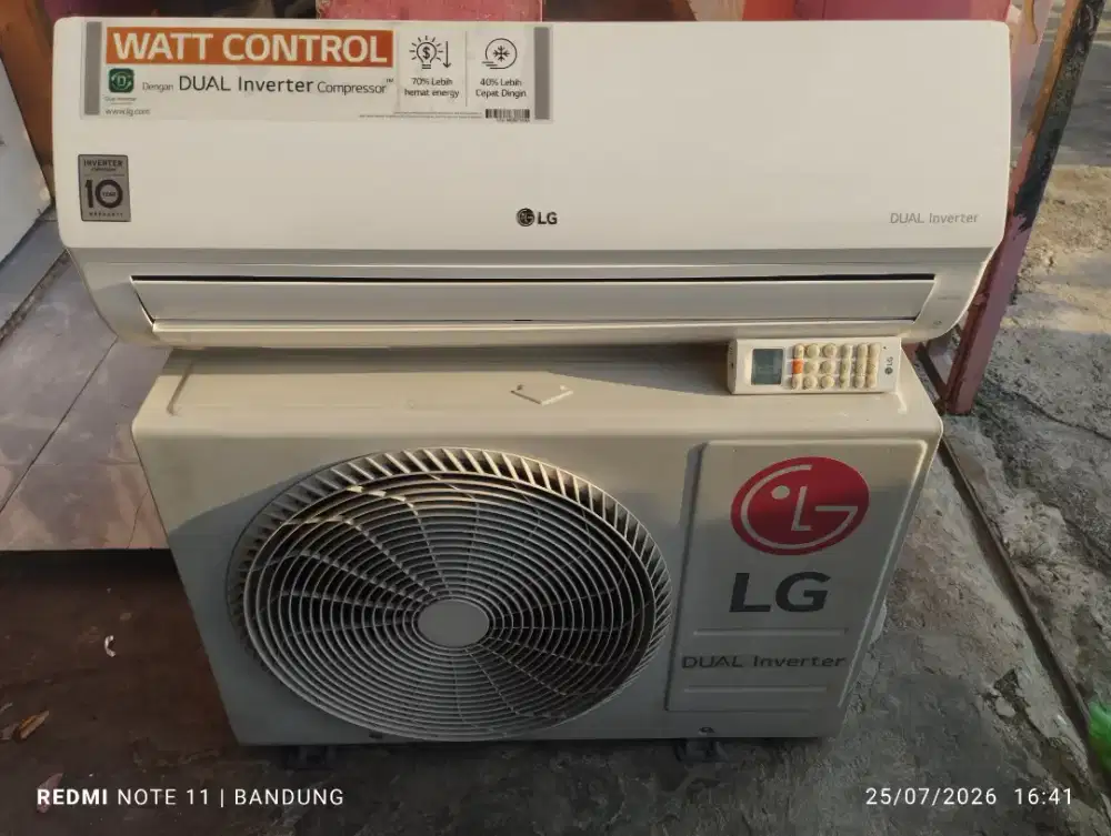 AC LG DUAL INVERTER R32 1/2pk+pasang garansi