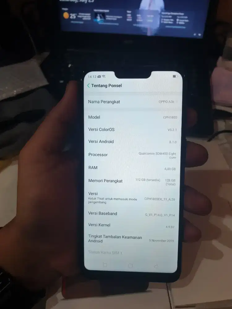 Oppo a3s ram 6/128