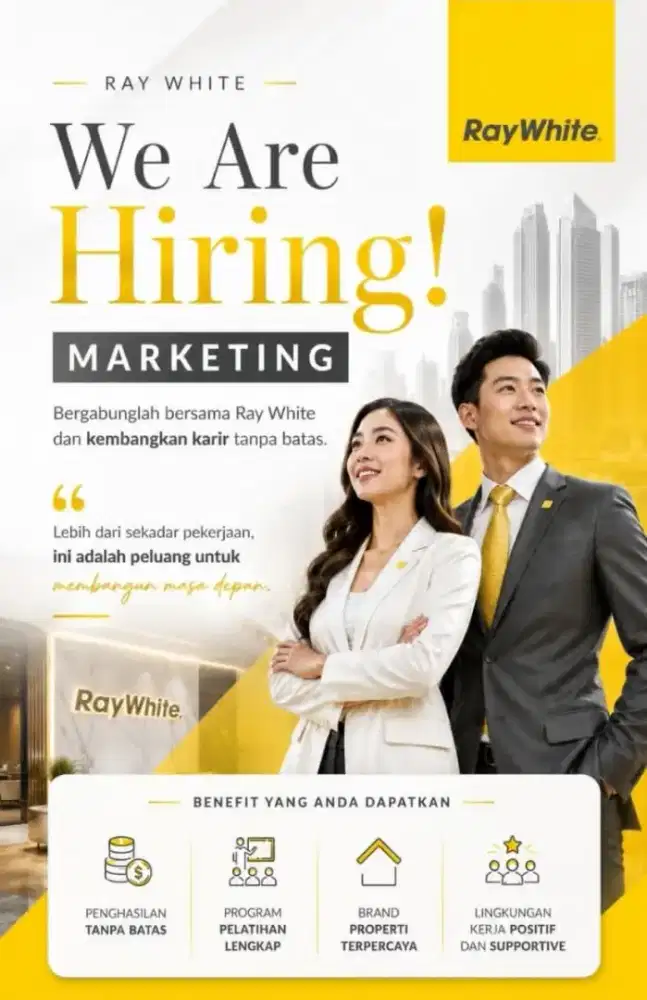 Lowongan kerja Sales & Marketing Executive bidang properti