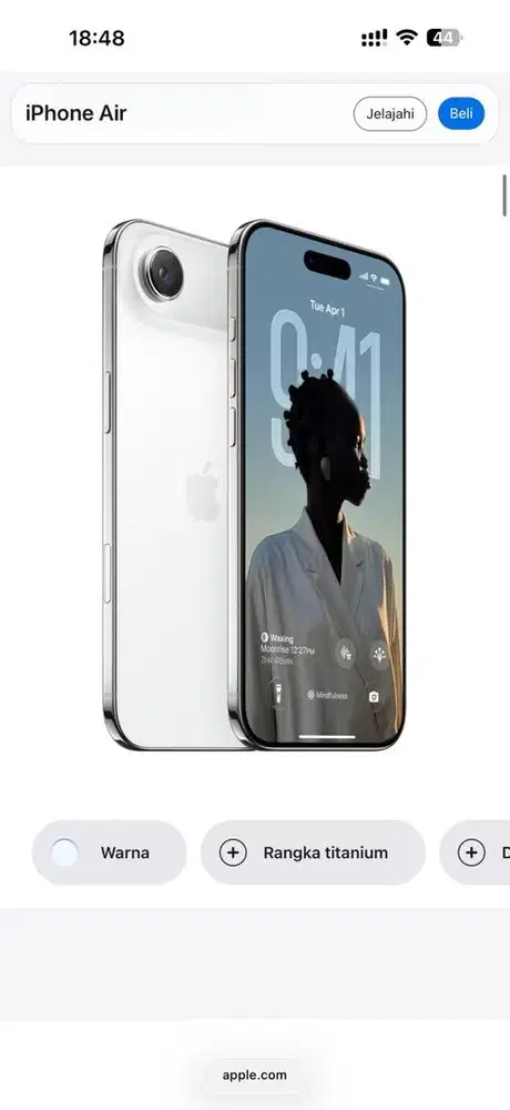 Dicari iPhone Air 256Gb