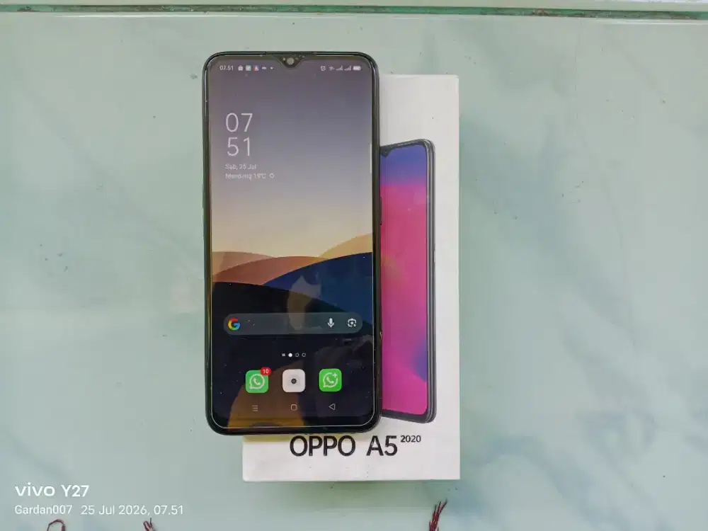 Oppo A5 2020 4G LTE ram 3/64gb Normal Lengkap