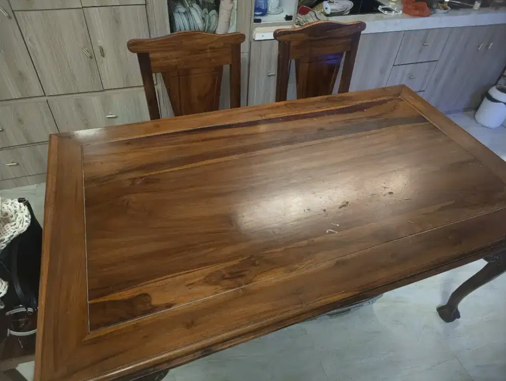 Meja Makan Kayu Jati