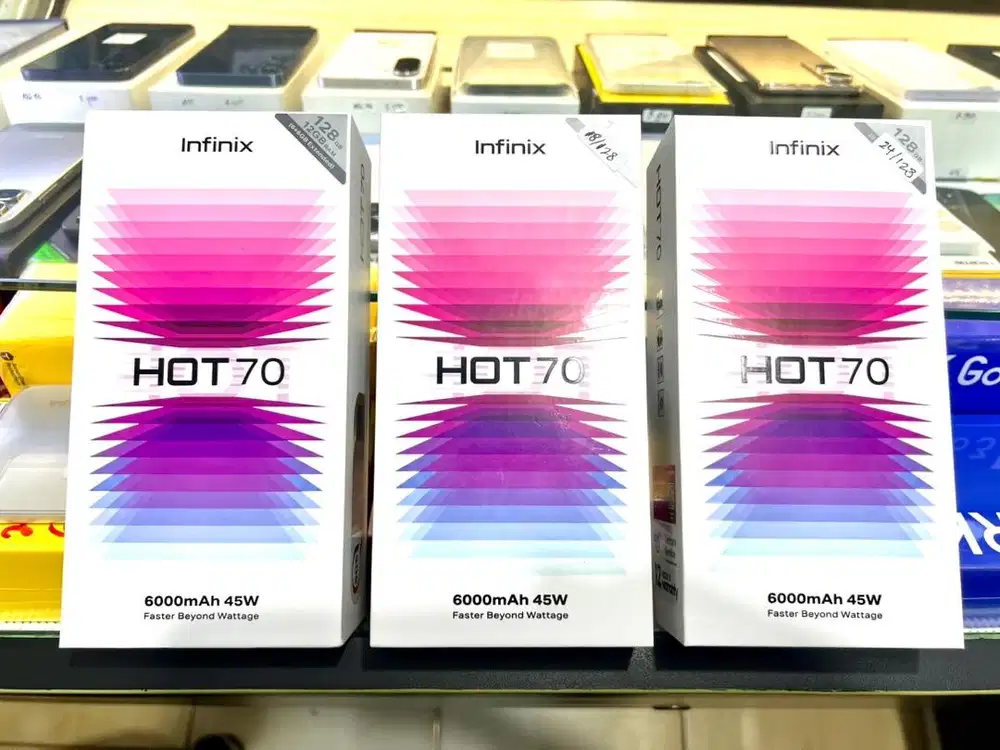 INFINIX HOT 70 RAM (6+12) 18/128GB TERBARU GARANSI RESMI INDONESIA
