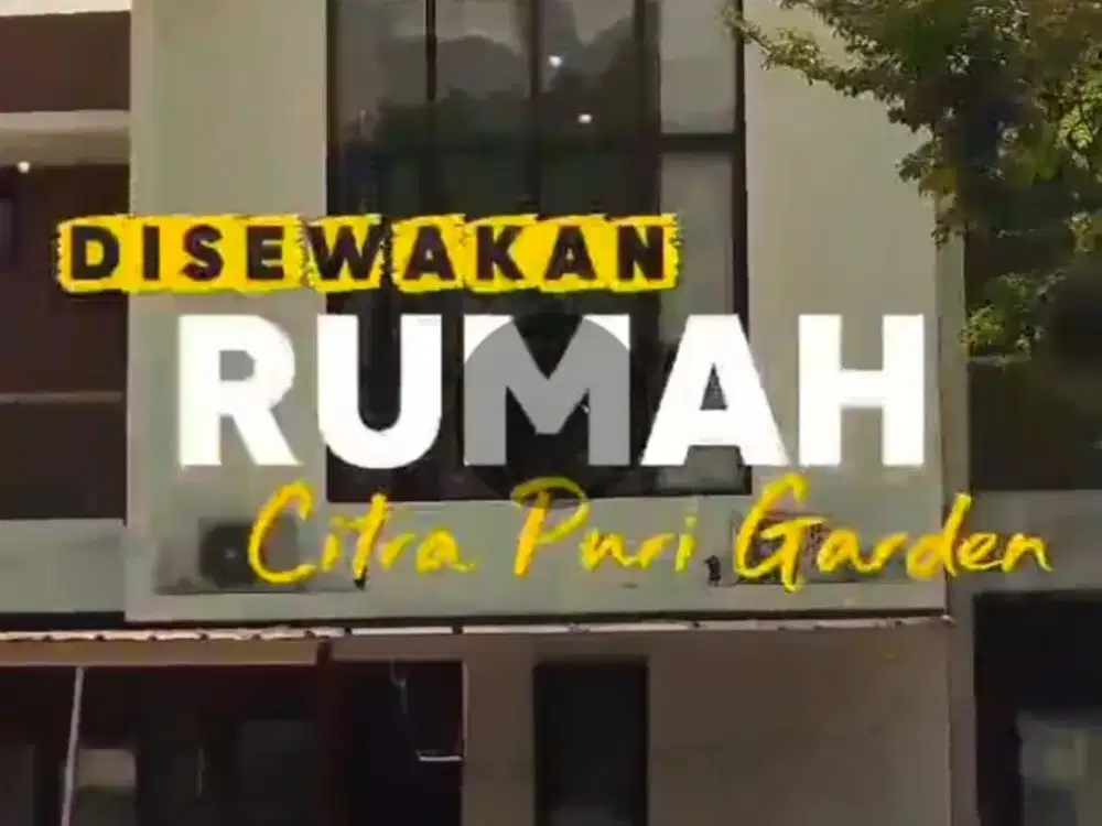 Disewakan Rumah FULL FURNISHED Citra Garden Puri Casco Semanan Jakarta Barat