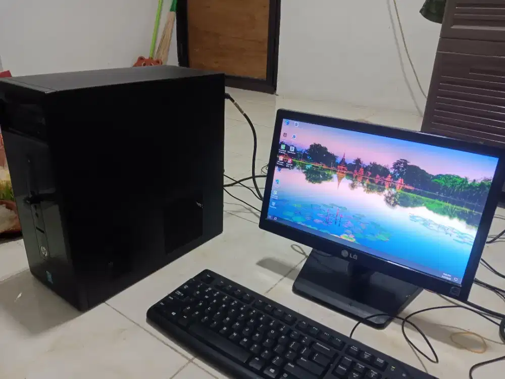 set pc plus keyboard dan mouse