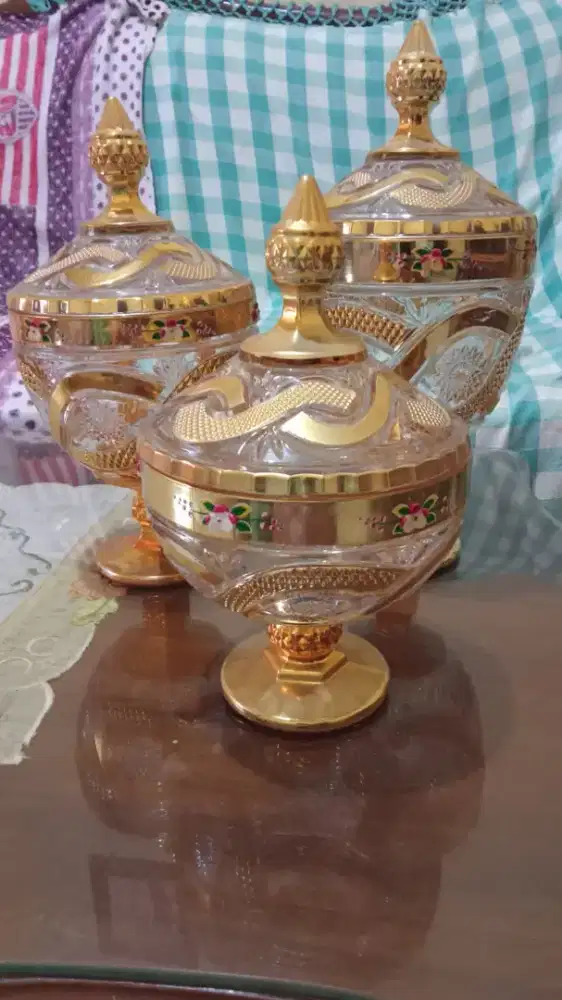 DIJUAL TOPLES KACA SET