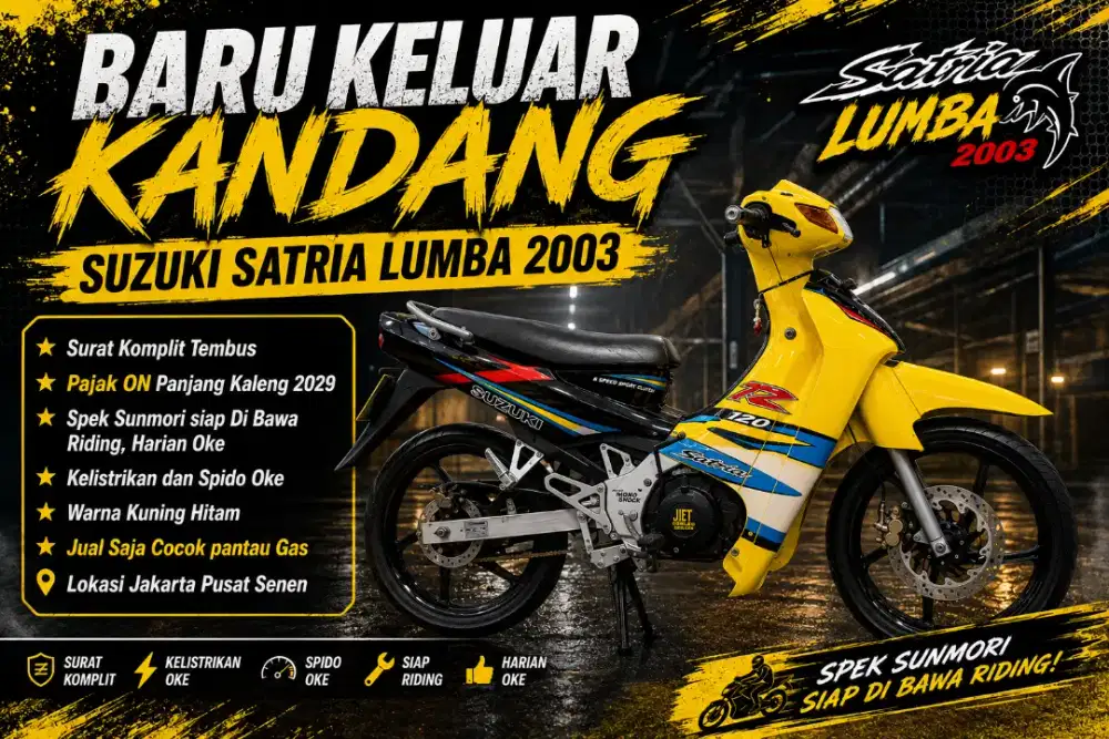 Suzuki Satria Lumba 120 CC Thn 2003