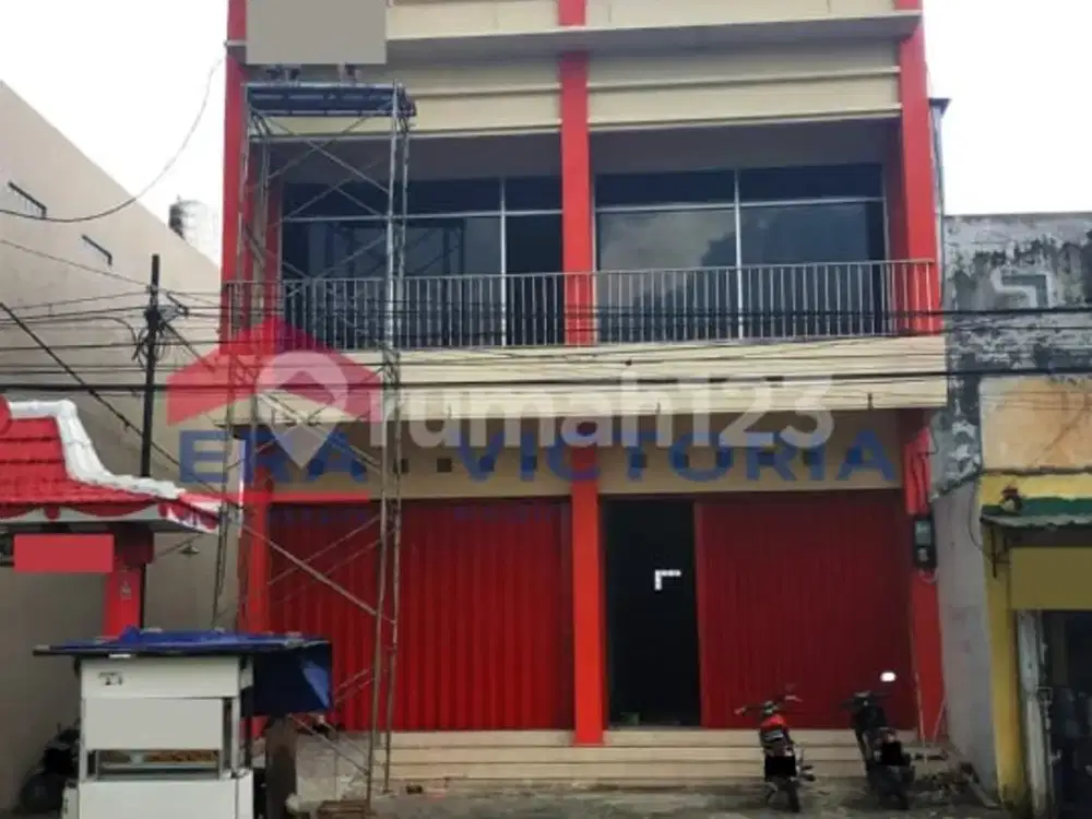Ruko DIJUAL Di area bisnis Burengan, atap dek cor bisa untuk lantai 3, letter L, terletak dijalan utama, cocok untuk berbagai usaha, dekat dengan pusa