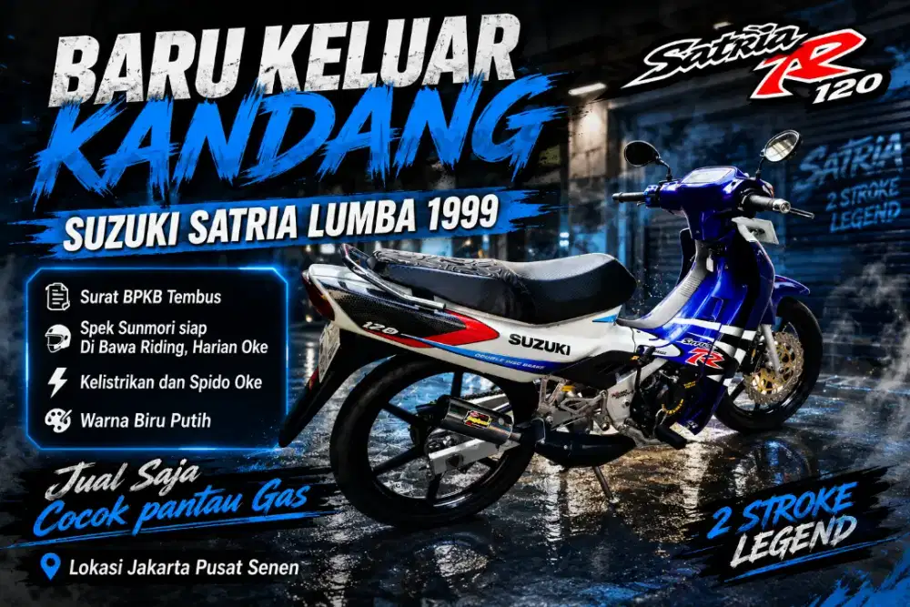 Suzuki Satria 6 Speed Thn 1999