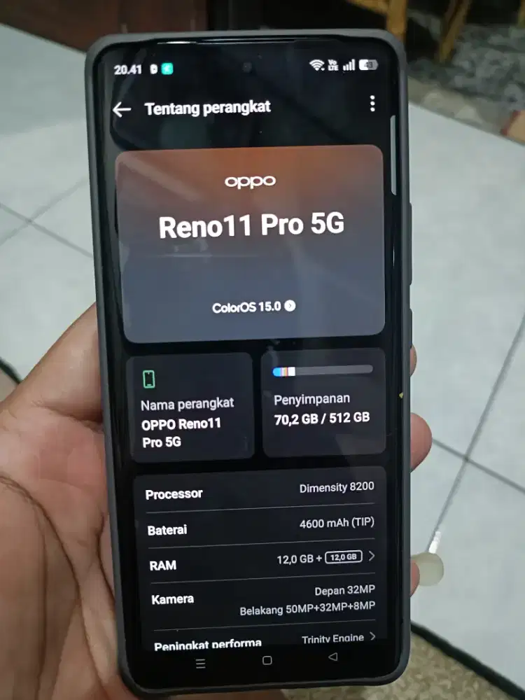 Oppo reno 11 pro 5G 12/512