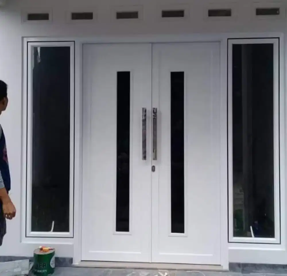 Jual berbagai macam kusen pintu jendela aluminium