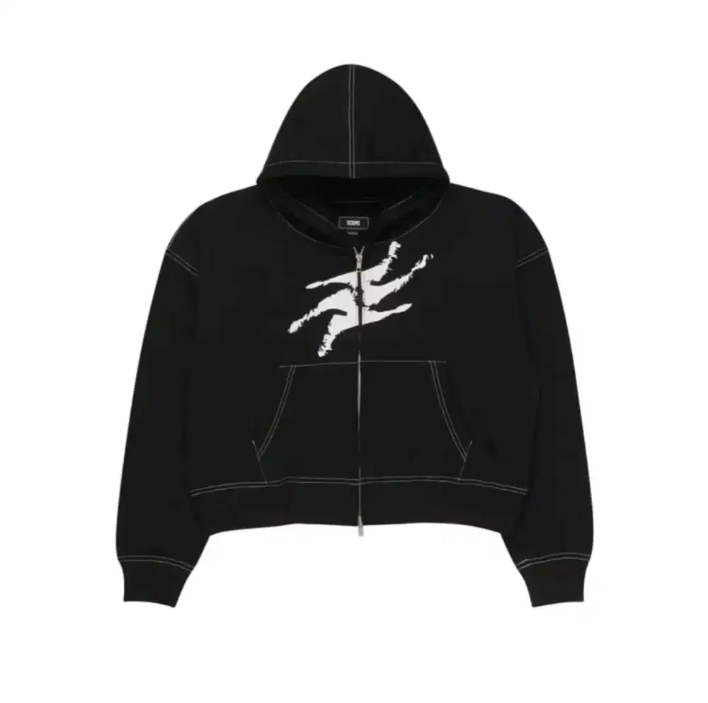 Hoodie zipper screamous boxy xxl