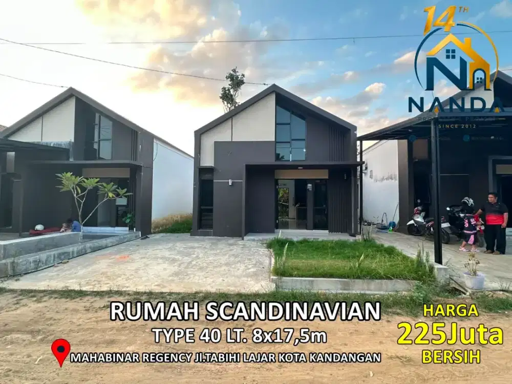 rumah baru type 40/140m2 di mahabinar regency tabihi