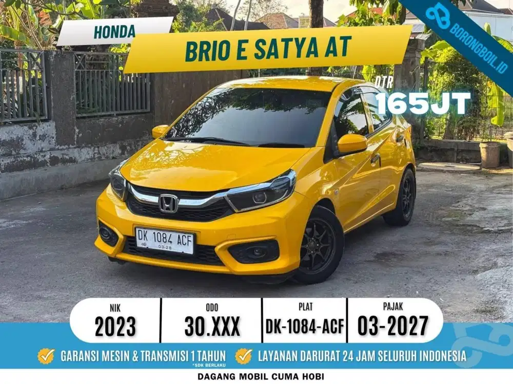 HONDA BRIO E SATYA AT 2023 TERMURAH