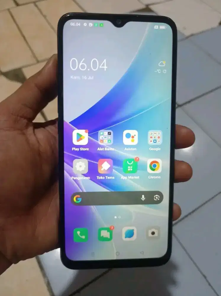 Hp Oppo A77s ram.nya 8/128 normal jual sekarang hp cas
