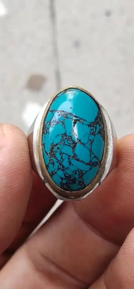 Batu Natural Turquoise Blue Egypt Koleksi Istimewa