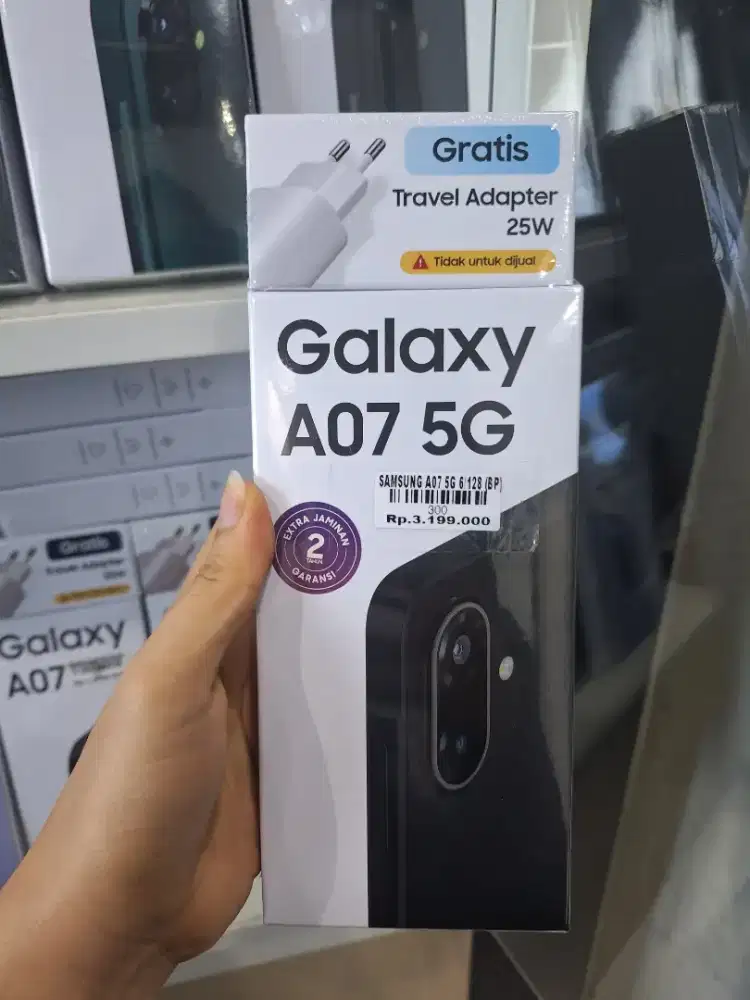 New Samsung Galaxy A07 5G 6/128 free travel Adapter 25W