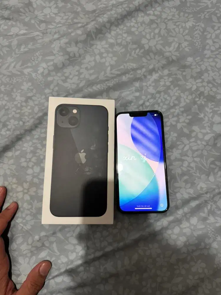 Jual iphone 13 basic midnight blue ex ibox