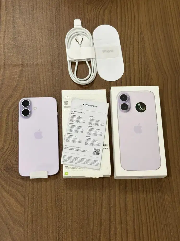 iPhone 17Basic Resmi iBox 256Gb Bh 100%