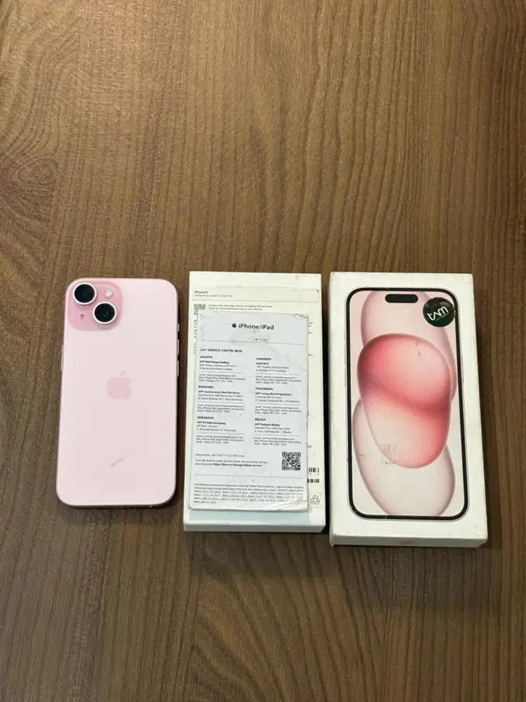 iPhone 15 Basic 128Gb Resmi iBox Bh 100%