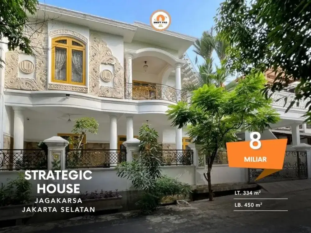 RUMAH SIAP HUNI FULLY FURNISHED POSISI HOEK JAGAKARSA JAKARTA SELATAN