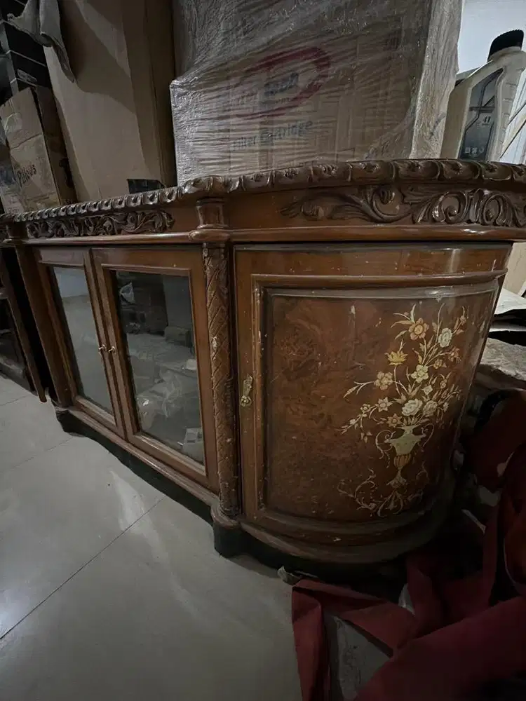 LEMARI SECOND KAYU ASLI