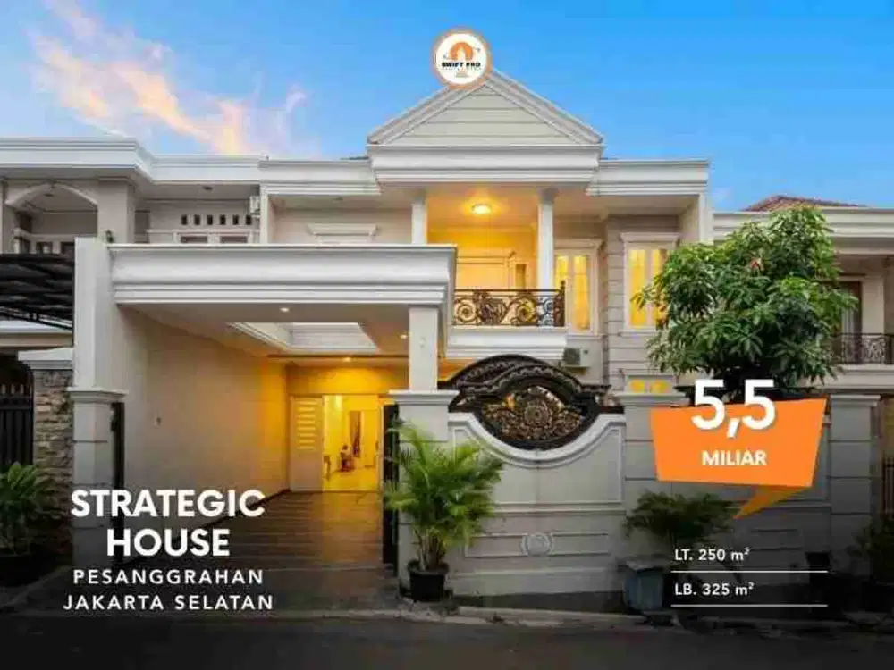 Dijual Rumah Mewah di Pesanggrahan Jakarta Selatan