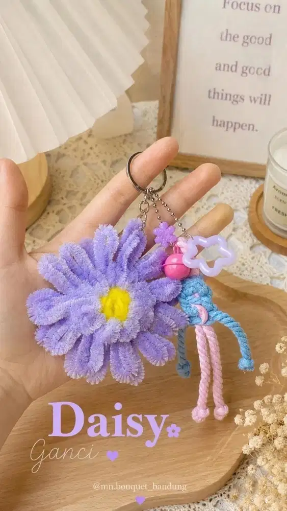 Gantungan Kawat Bulu Custom | Bisa Request Nama, Warna & Bentuk