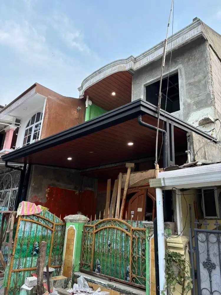 Pemasangan kanopi minimalis
