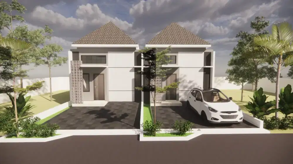 Rumah murah dekat jalan besar