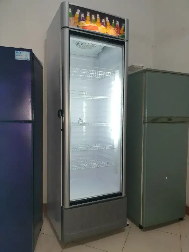 SHOWCASE JUMBO MODENA 5 RAK NO FROST ORI SIAP PAKAI SUPER DINGIN/ NETT