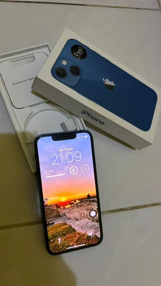 Iphone 13 Mini 256GB , Warna Blue (Biru)