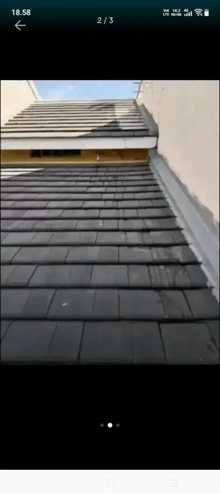 Atap bocor kanopi atap baja ringan terpasang
