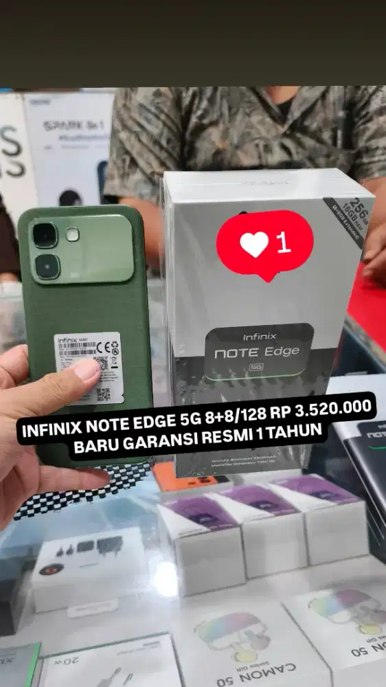 INFINIX NOTE EDGE 5G BARU GARANSI RESMI 1 TAHUN