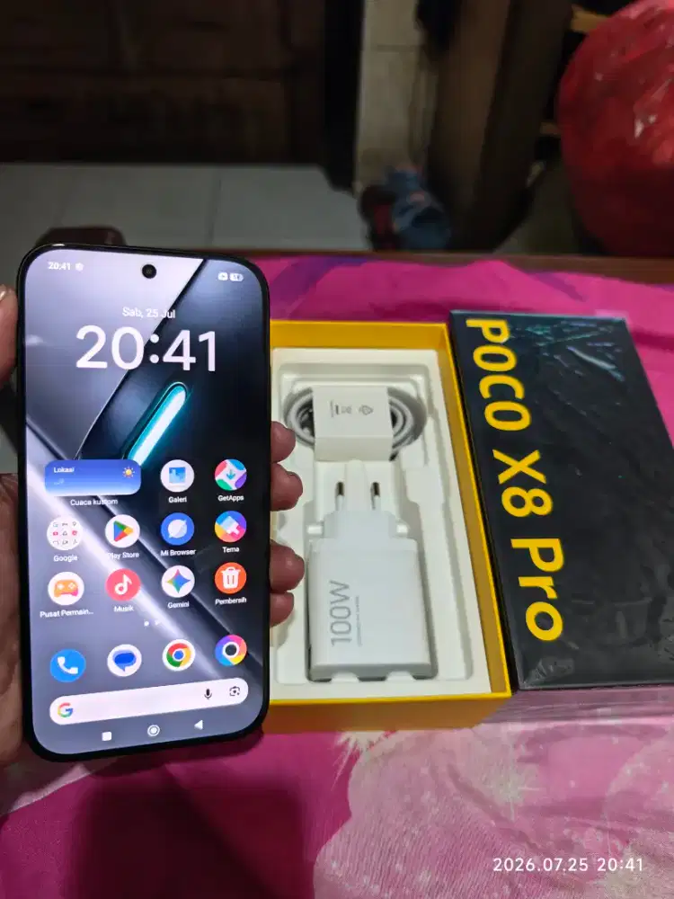Poco X8 Pro 12/512 Fullset ori segel mulus pmkian sgkt saja