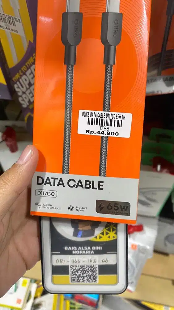 OLIKE DATA CABLE D117CC 65W 1M