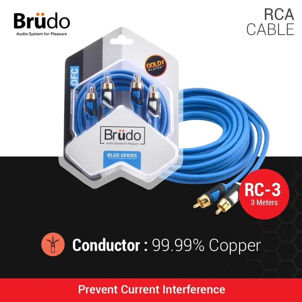 RCA KABEL ( BRUDO & FLUX )