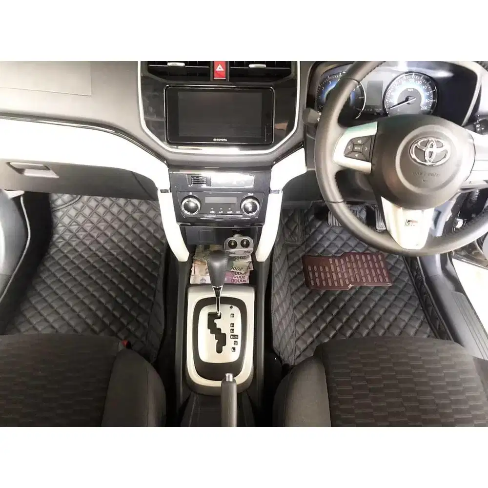 Karpet Mobil Fullset Toyota Rush 2023 Full Black Premium