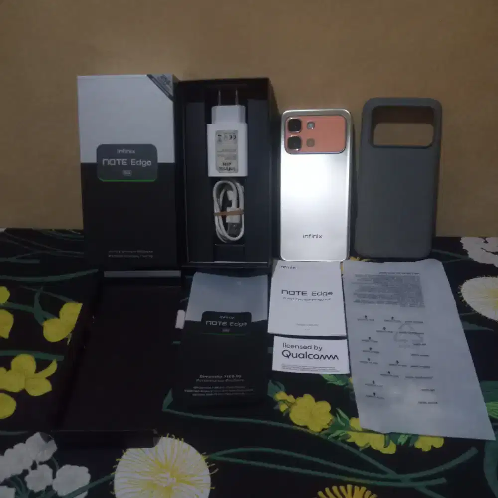 Infinix note edge ram 8/256 fullset