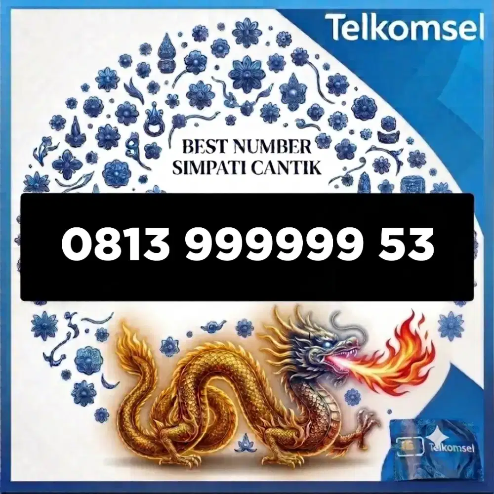 Nomor cantik simpati Telkomsel super