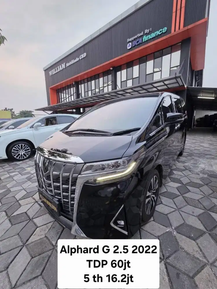Toyota Alphard G 2.5 Tahun 2022 dijamin bagus mobilnya sangat mulus
